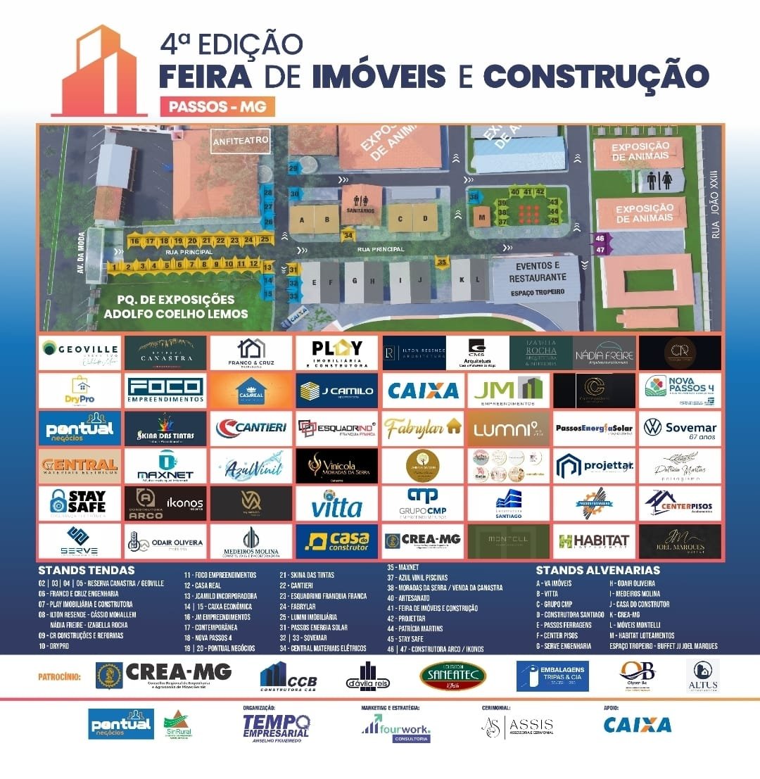 4ª Feira de Imóveis e Construção Civil de Passos