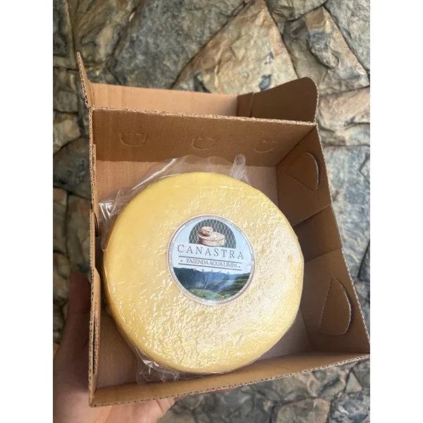 Queijo Canastra Meia-Cura 1,2 kg - São Roque de Minas-MG